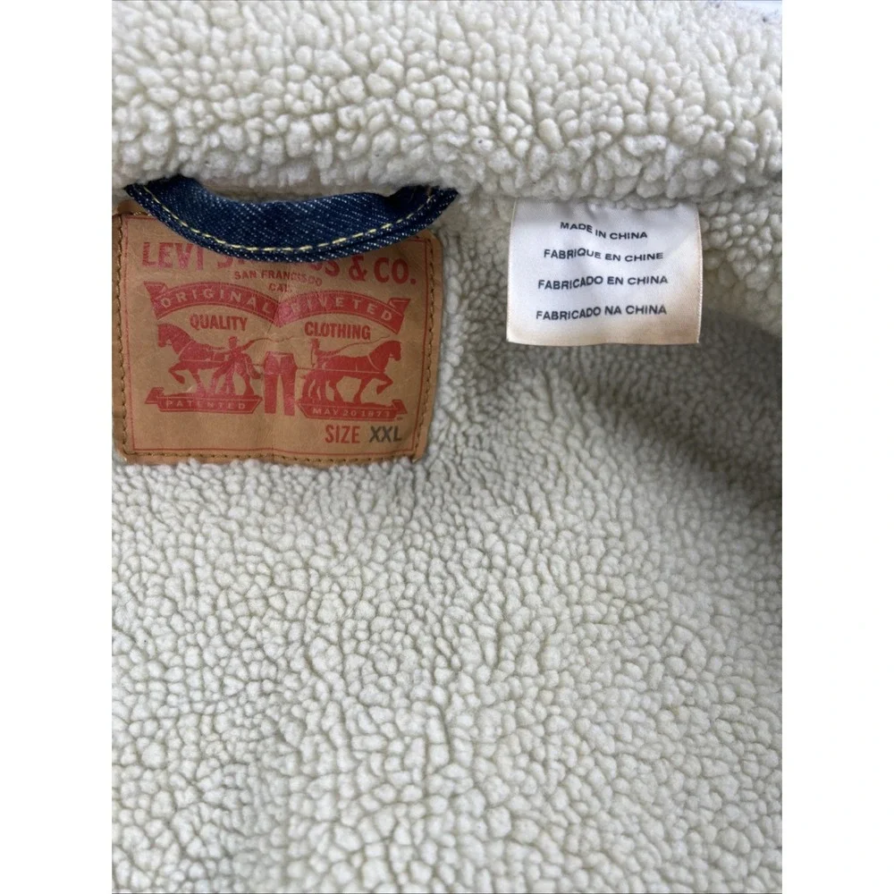 Levi's Men's‎ Sherpa Trucker Jacket Foley Large 723360001